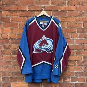 vintage colorado avalanche KOHO hockey jersey 00s XXL